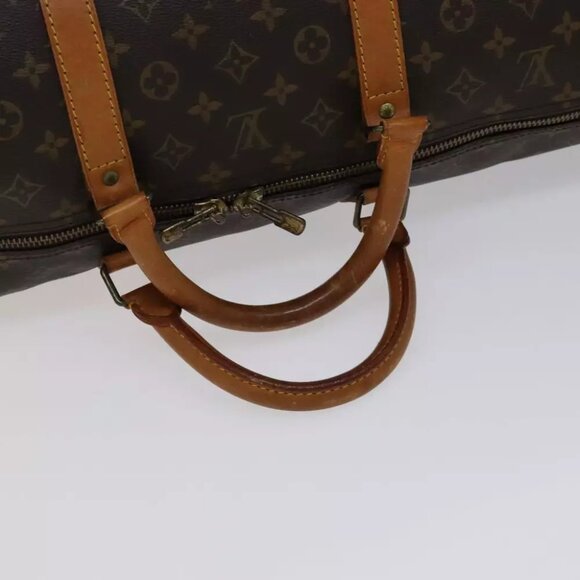 LOUIS VUITTON Monogram Keepall 60 Boston Bag M41422 LV Auth 108676 - Picture 8 of 15